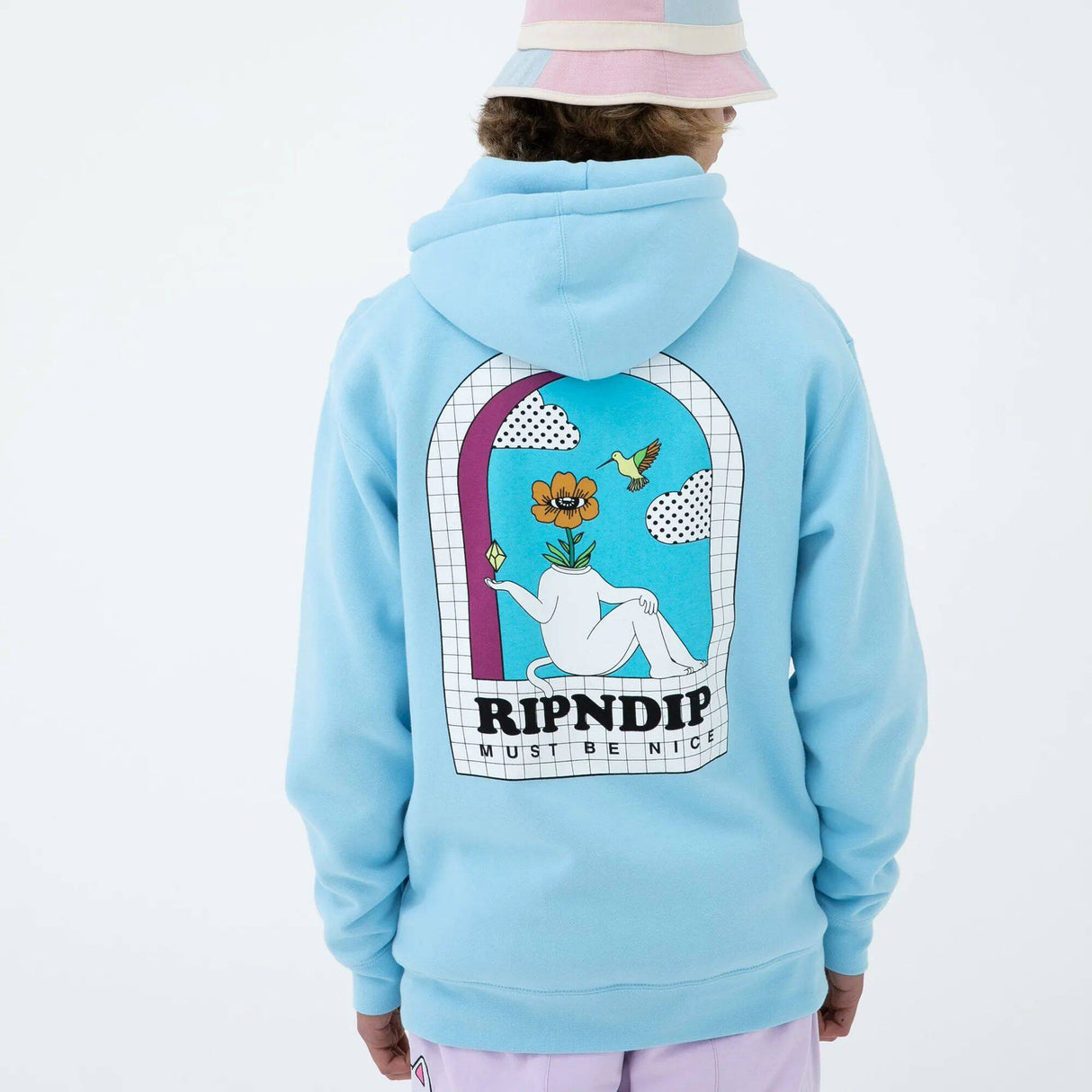 RIPNDIP Window Daze Hoodie - Baby Blue