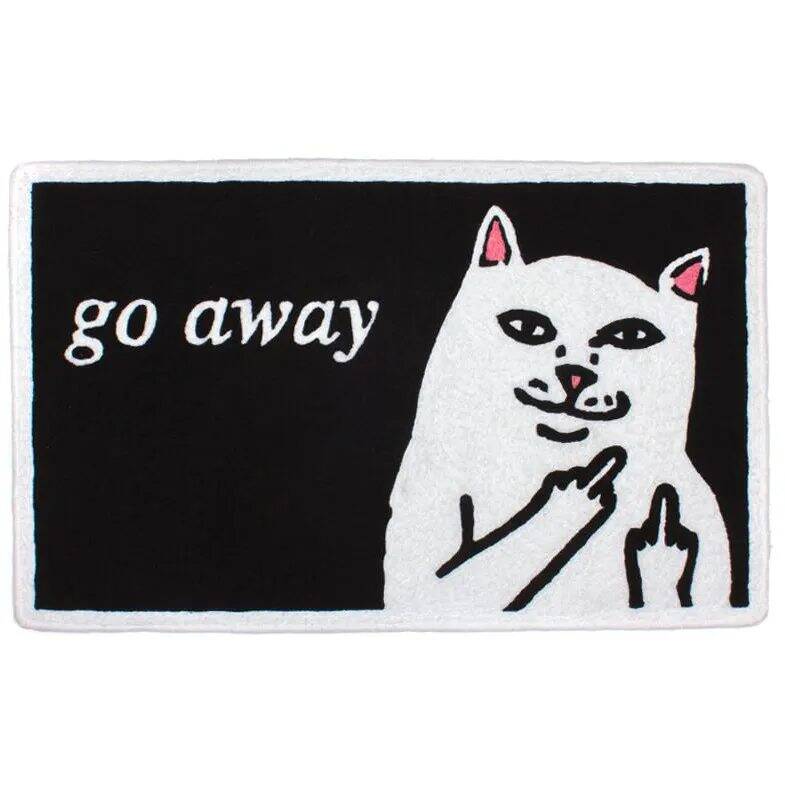 RIPNDIP Go Away Rug - Black