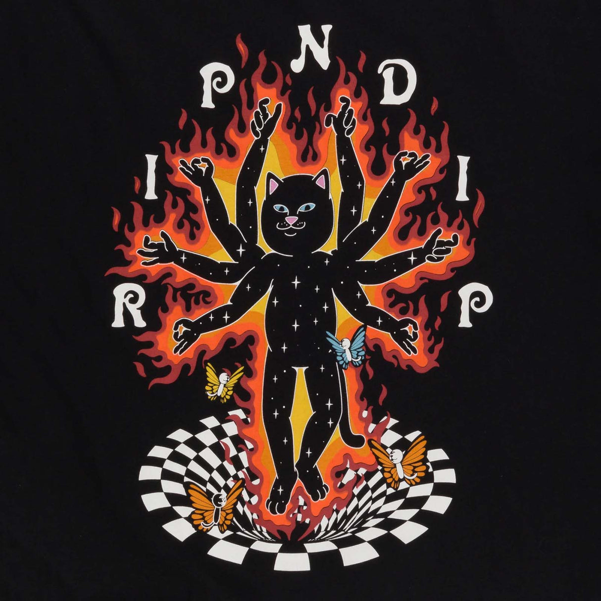 RIPNDIP Illusion Jerm T-Shirt - Black