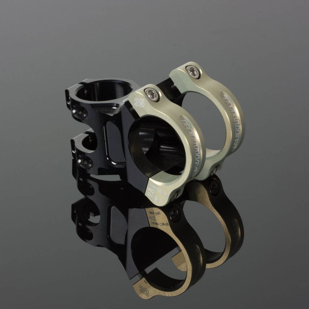 Renthal Apex 35mm Stem - Black/Gold 50mm