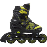 Roces Jokey 3.0 Adjustable Inline Skates - Black/Lime