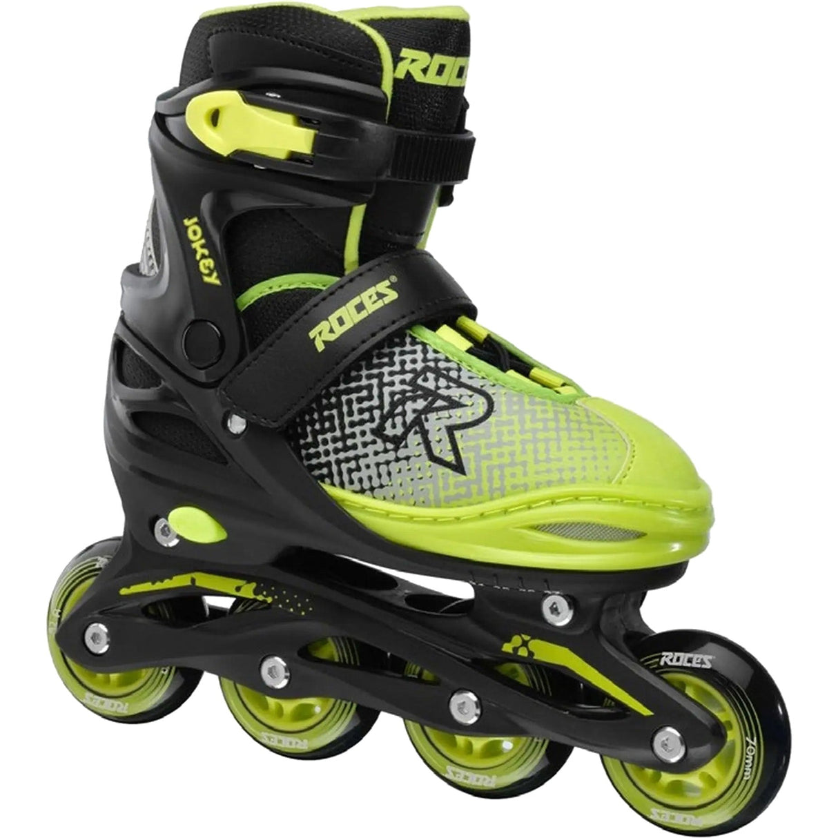 Roces Jokey X Adjustable Inline Skates - Black/Yellow