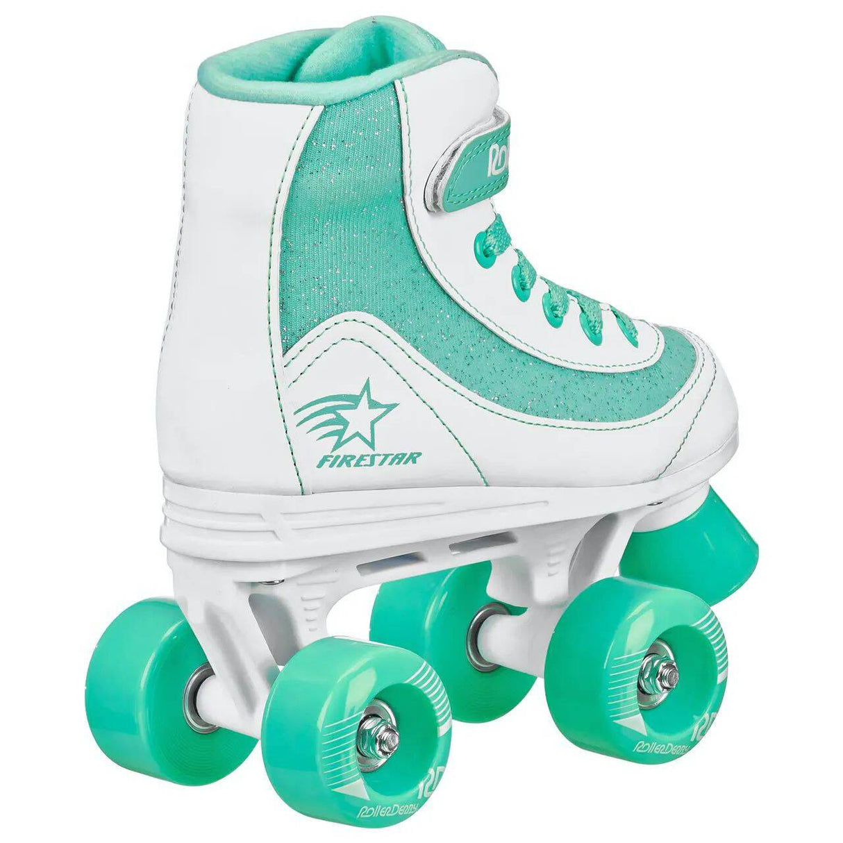 Roller Derby Firestar V2 Quad Roller Skates - White/Teal