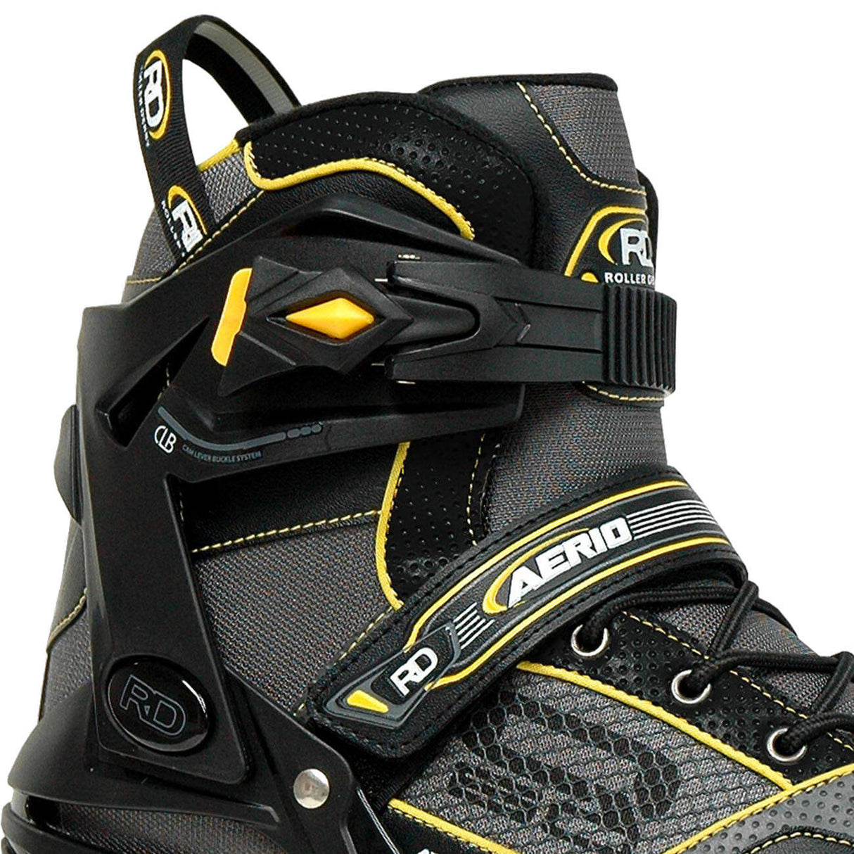 Roller Derby Aerio Q-60 Semi Soft Inline Roller Skates - Black/Yellow