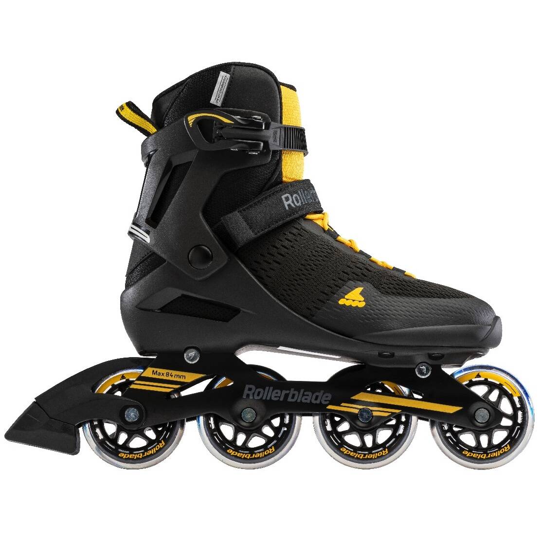 Rollerblade Spark 80 Inline Roller Skates - Black/Yellow