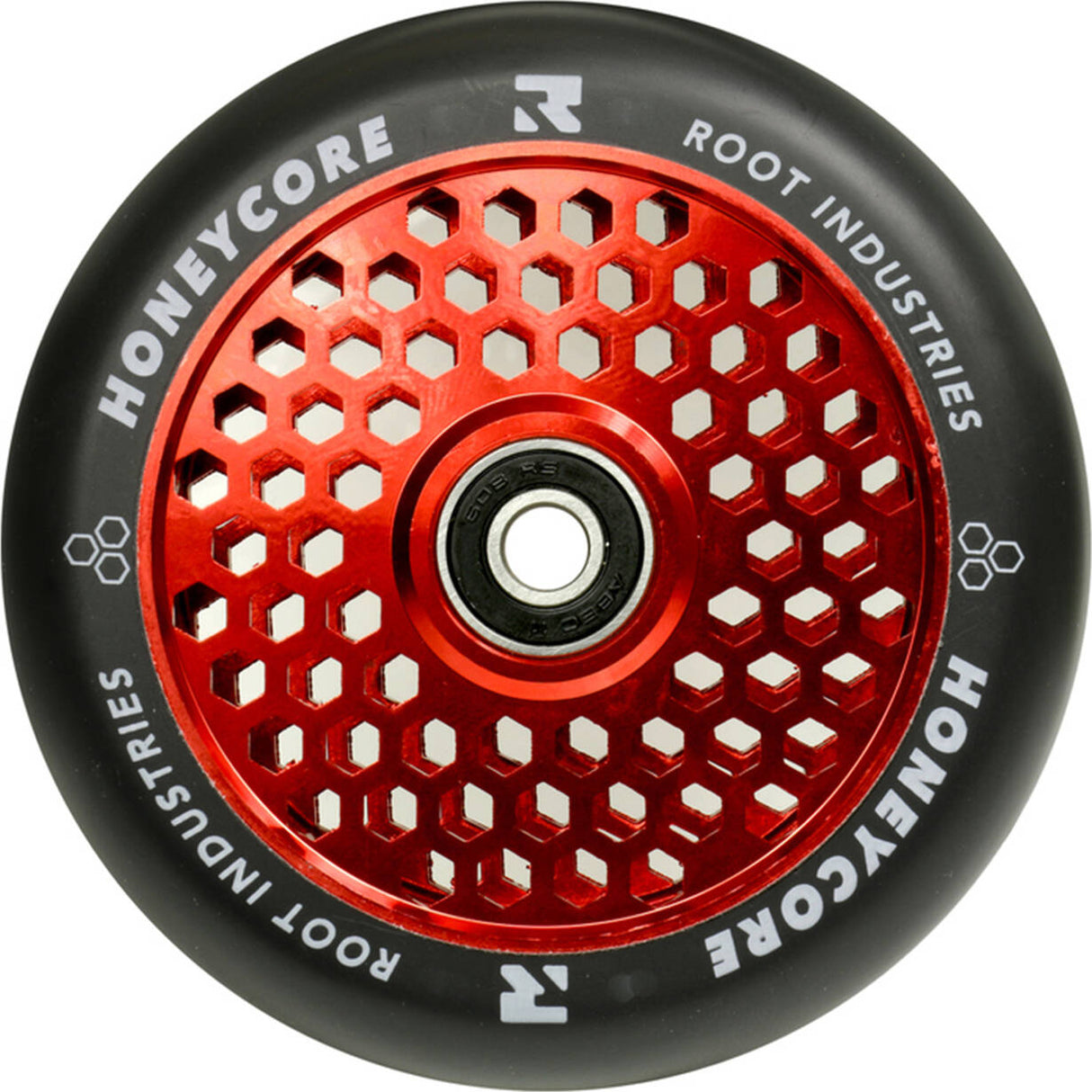 Root Industries Honey Core 120mm Scooter Wheel - Black/Red