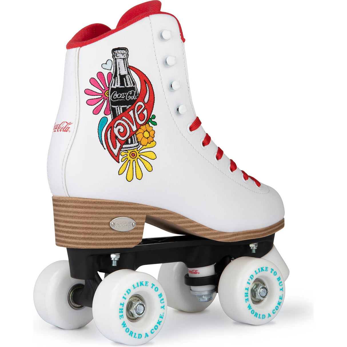 Rookie x Coca-Cola Love Quad Roller Skates - White
