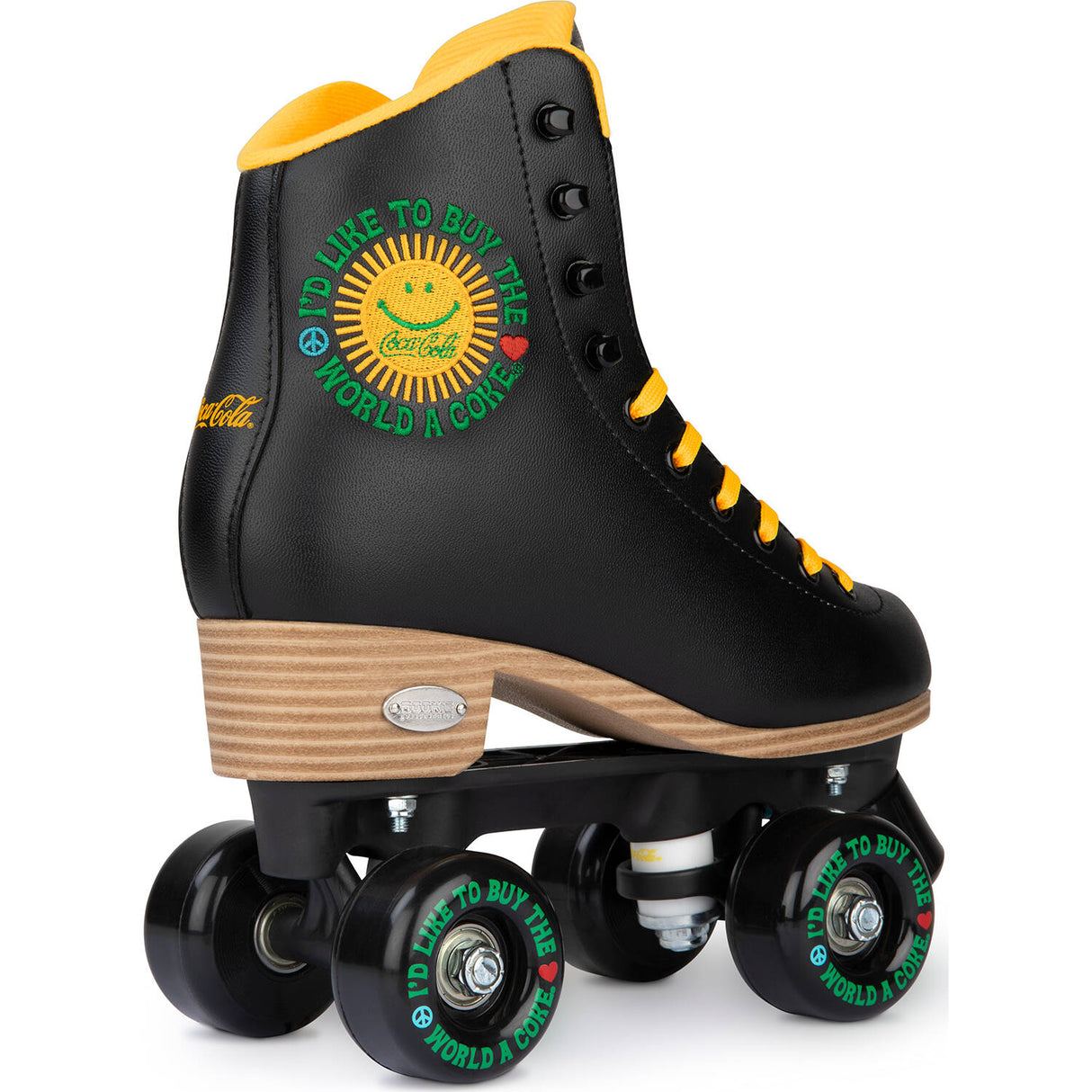 Rookie x Coca-Cola Sunshine Quad Roller Skates - Black
