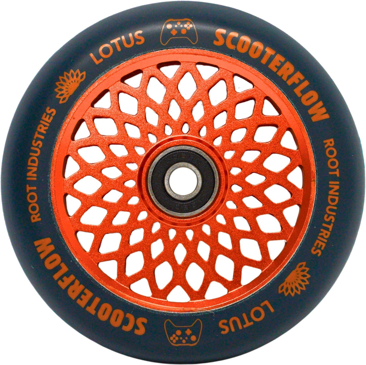 Root Industries Lotus Scooterflow 110mm Scooter Wheel - Blue/Orange