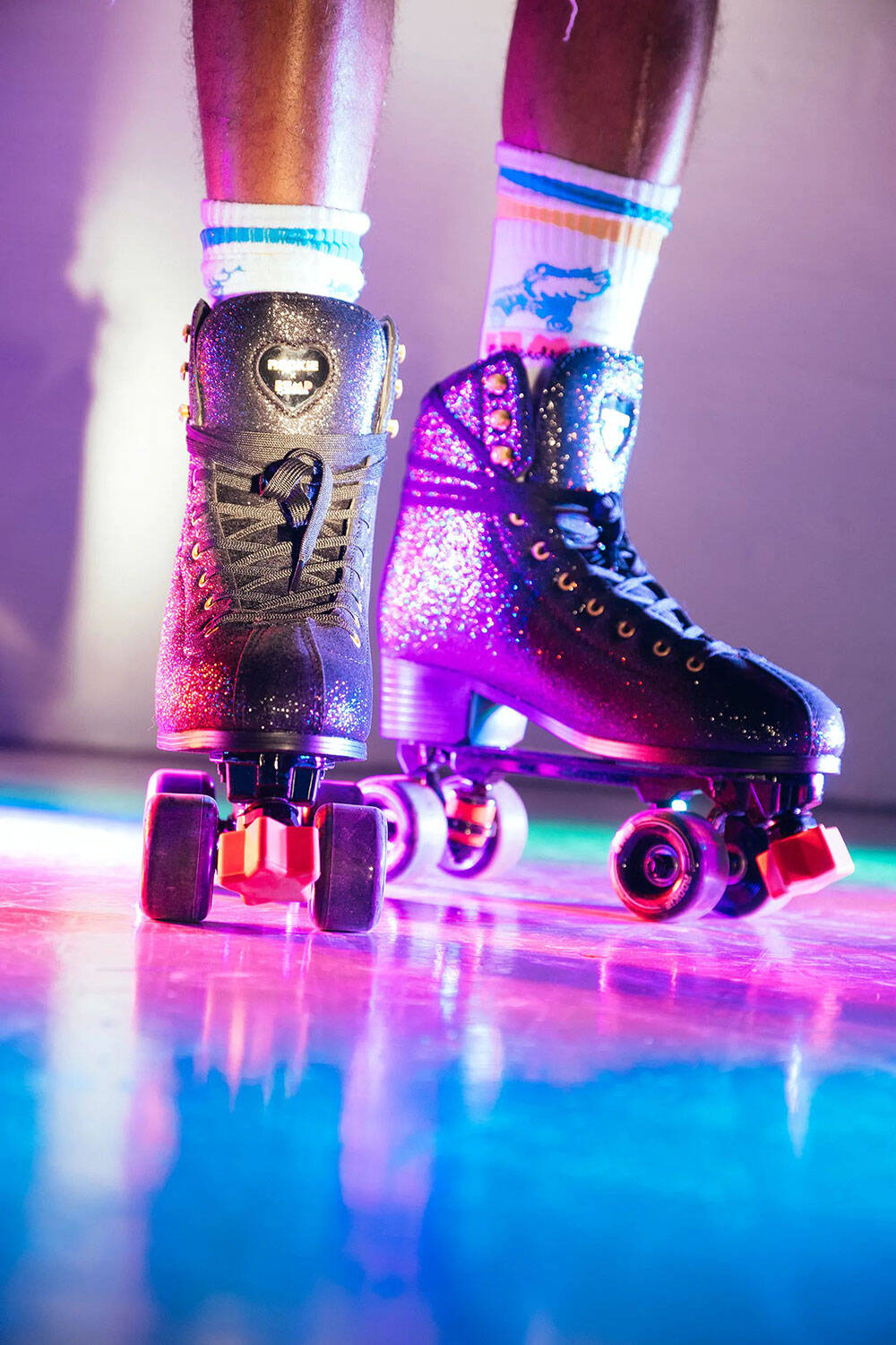 Rookie Bump Rollerdisco Quad Roller Skates - Black