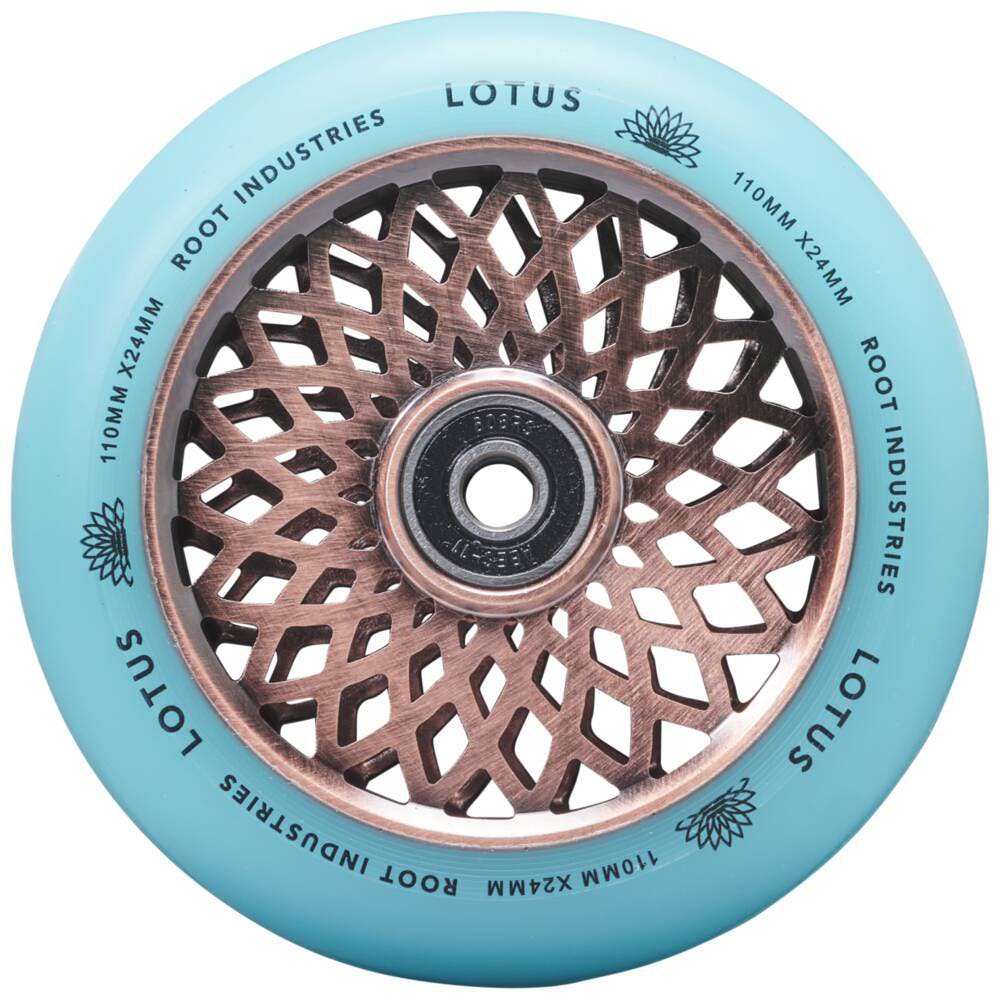 Root Industries Lotus Scooter Wheel 110mm - Copper/Isotope (Pair)