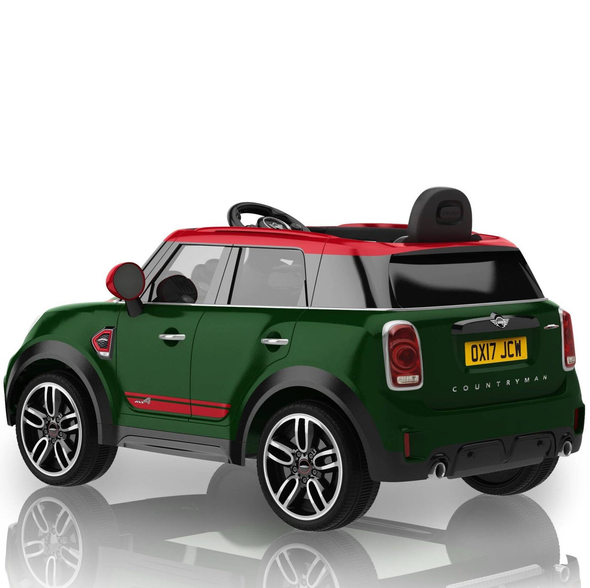 Rollplay Mini Countryman 12 Volt Premium Electric Ride On w/Remote Control - Green