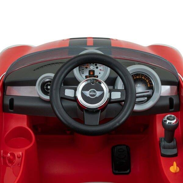Rollplay Mini Cooper S Roadster 6 Volt Electric Ride On w/Remote Control - Red