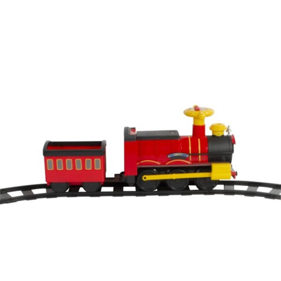 Rollplay Steam Train 6 Volt Electric Ride On w/Track Pack