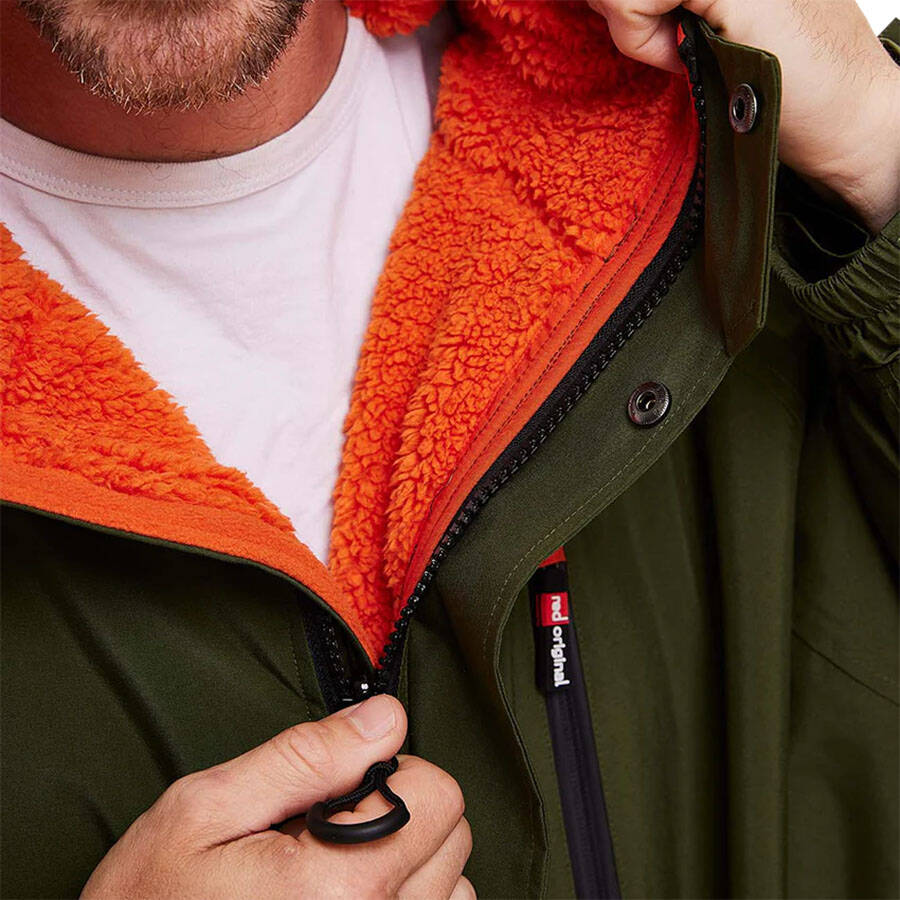 Red Original Pro Long Sleeve Changing Robe Jacket EVO - Parker Green