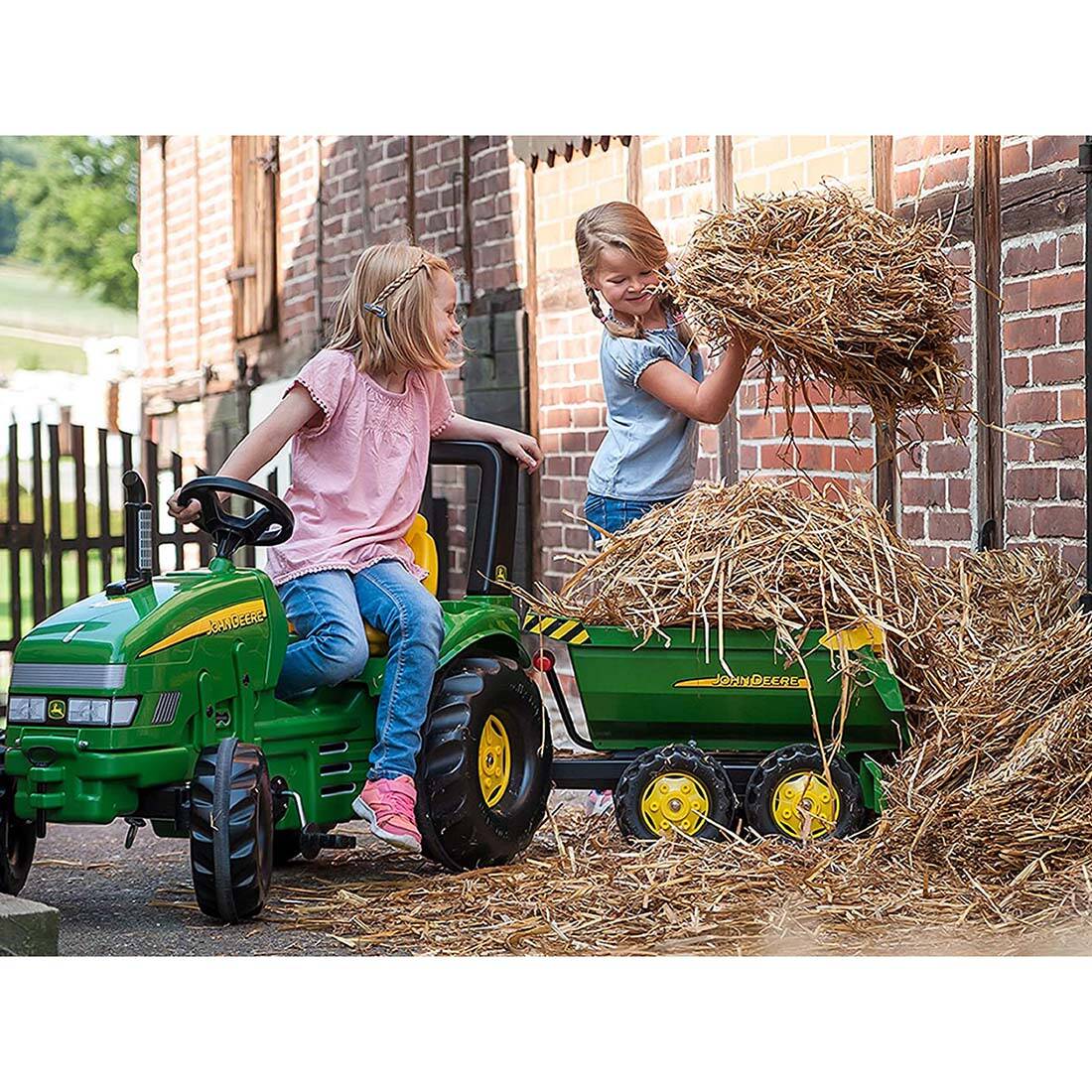 Rolly Toys Giant Half-Pipe Trailer - John Deere