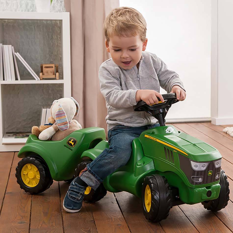 Rolly Toys John Deere Mini Tractor w/ Opening Bonnet