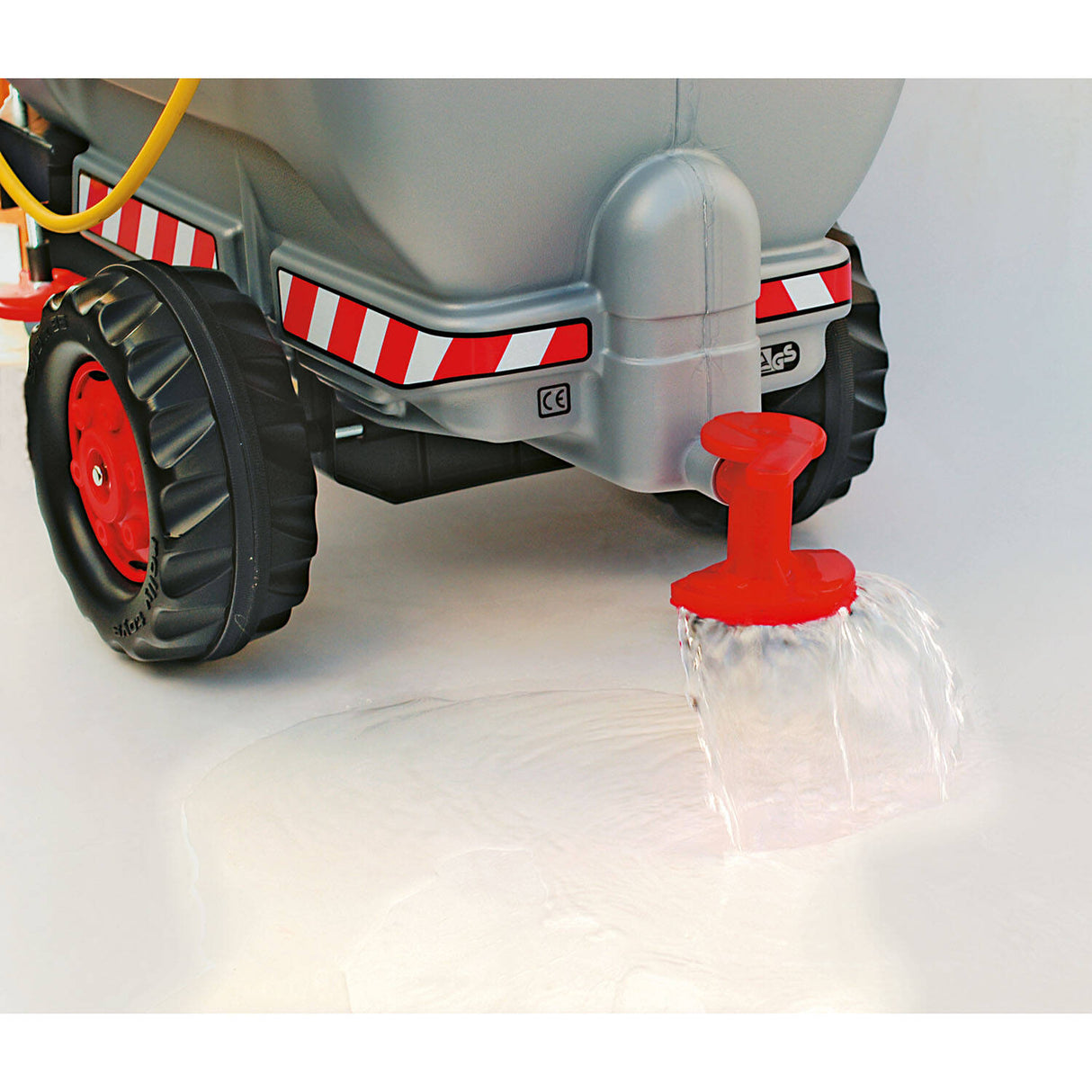 Rolly Toys Jumbo Tanker Spray & Jockey Wheel - Silver