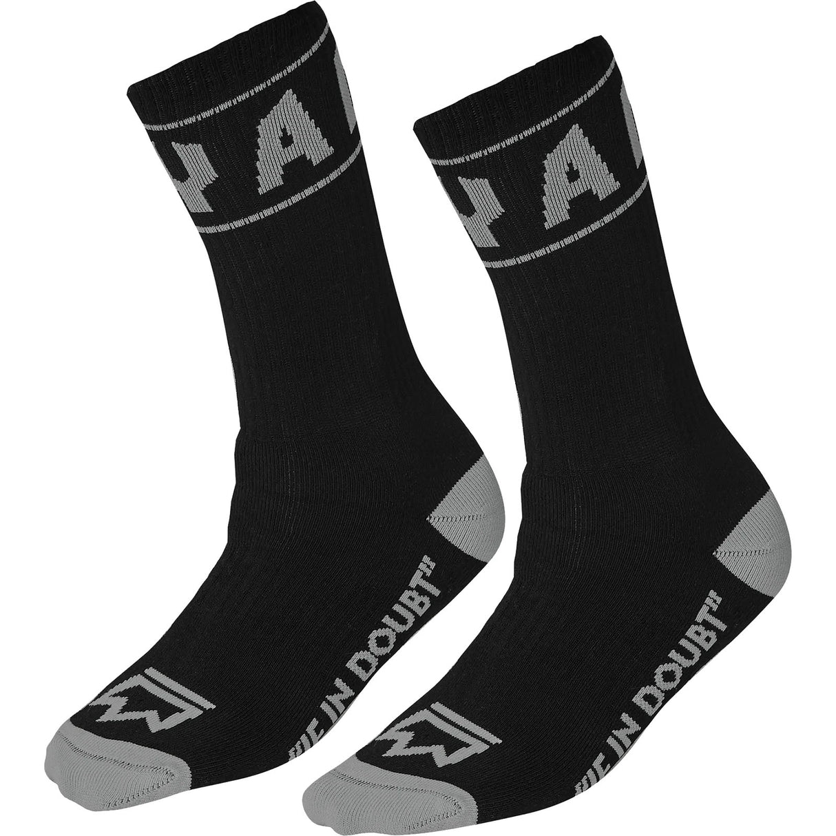 Royal Racing Terry Crew Socks - Black