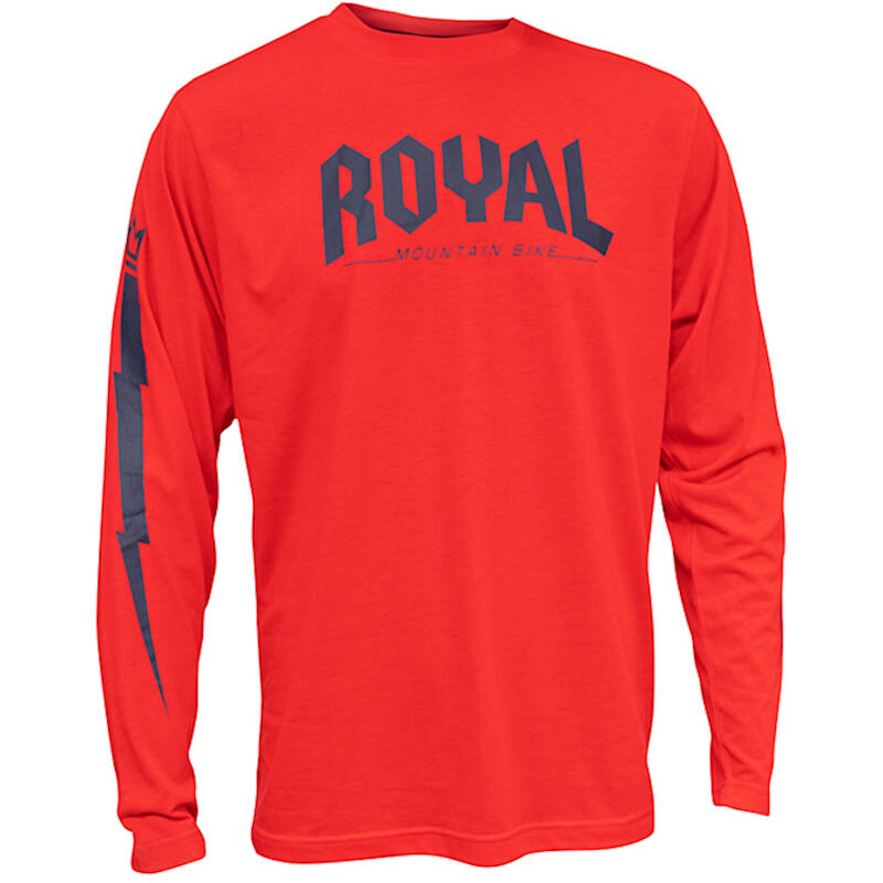 Royal Racing Core Long Sleeve Jersey - Red Large