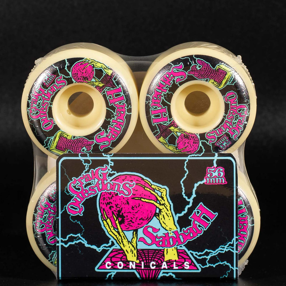 Sabbath Wheels Craig Questions x Funeral French Skateboard Wheels 56mm