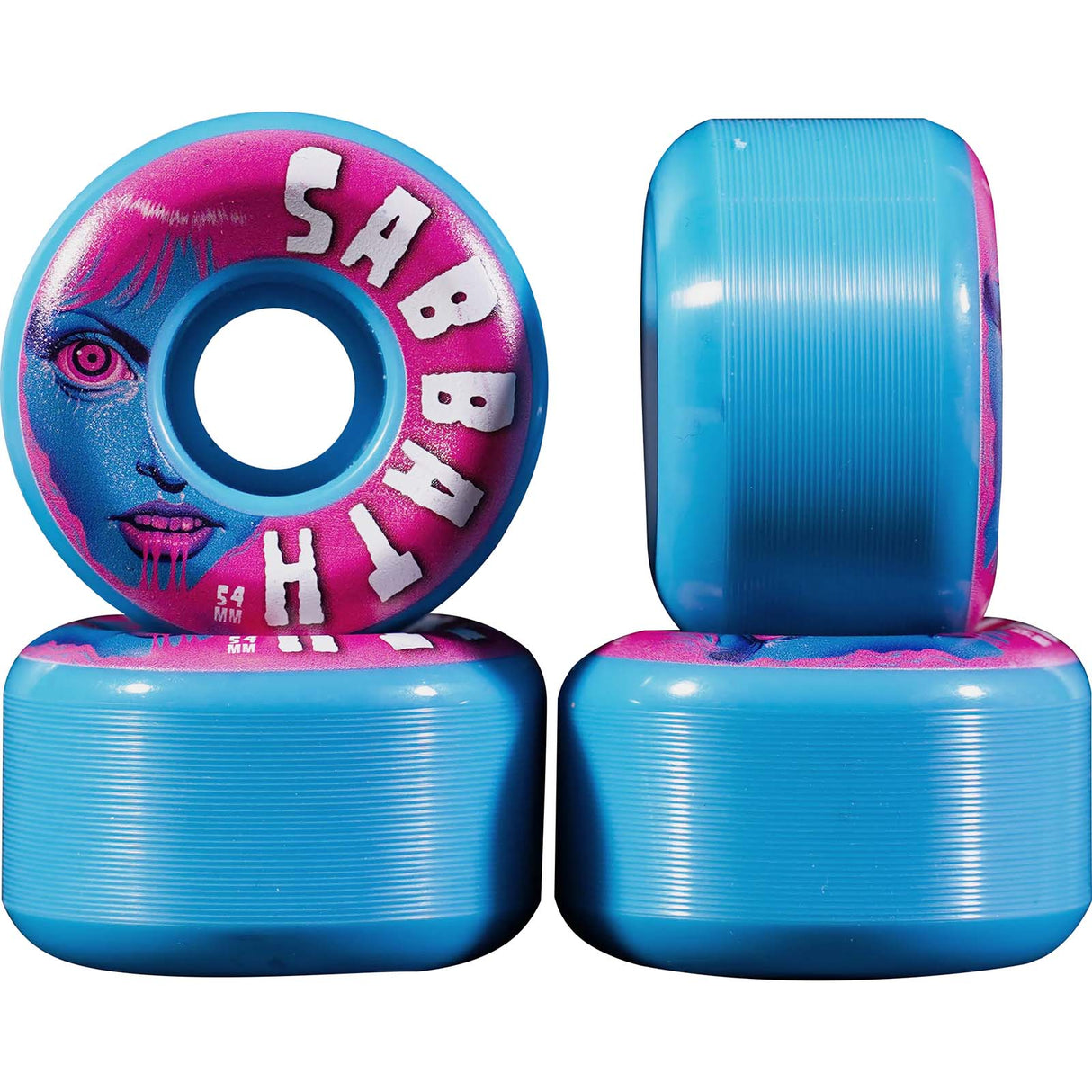 Sabbath Wheels Sci-Fi Blue Skateboard Wheels 54mm