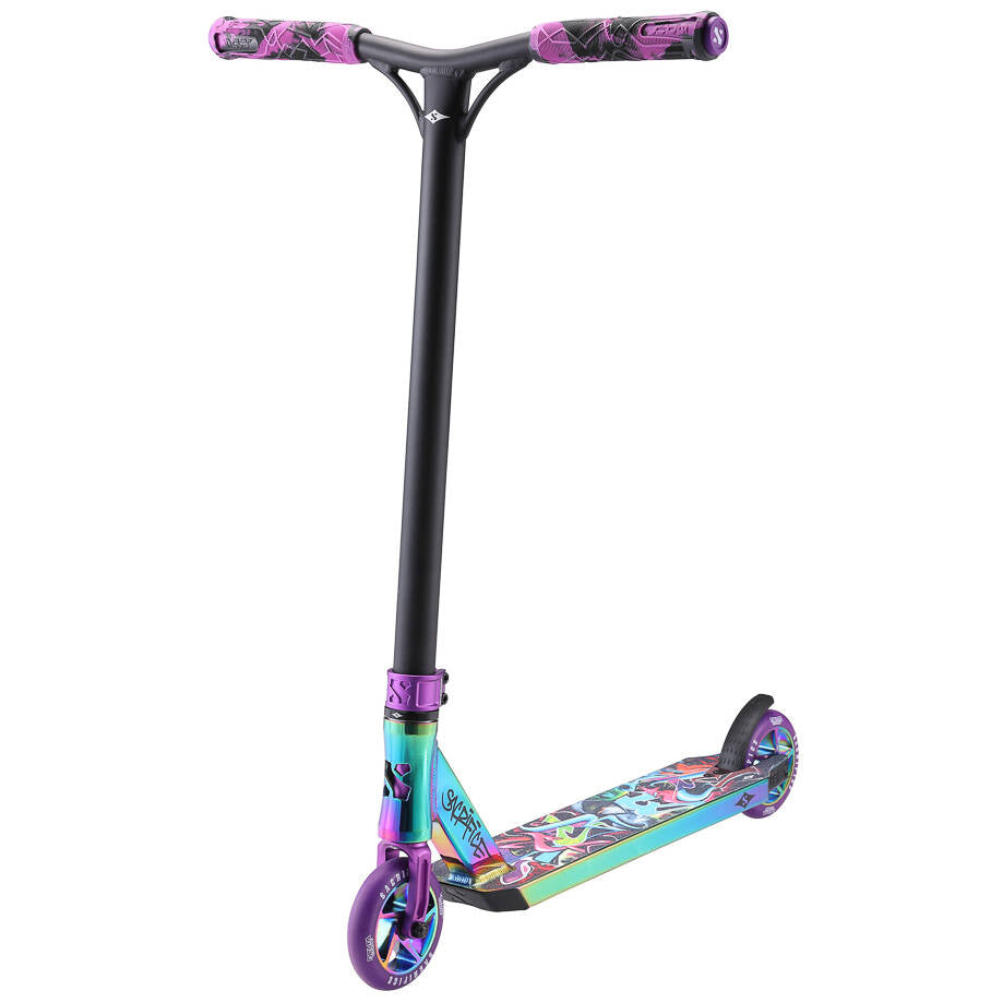 Sacrifice Flyte 100 V2 Stunt Scooter - Neo Purple/Graffiti