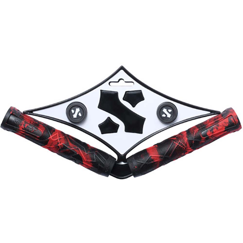 Sacrifice Spy Scooter Grips - Black/Red