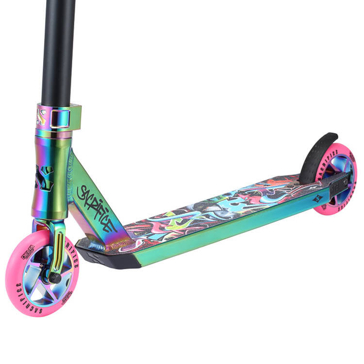 Sacrifice Flyte 100 V2 Stunt Scooter - Neo Pink Graffiti