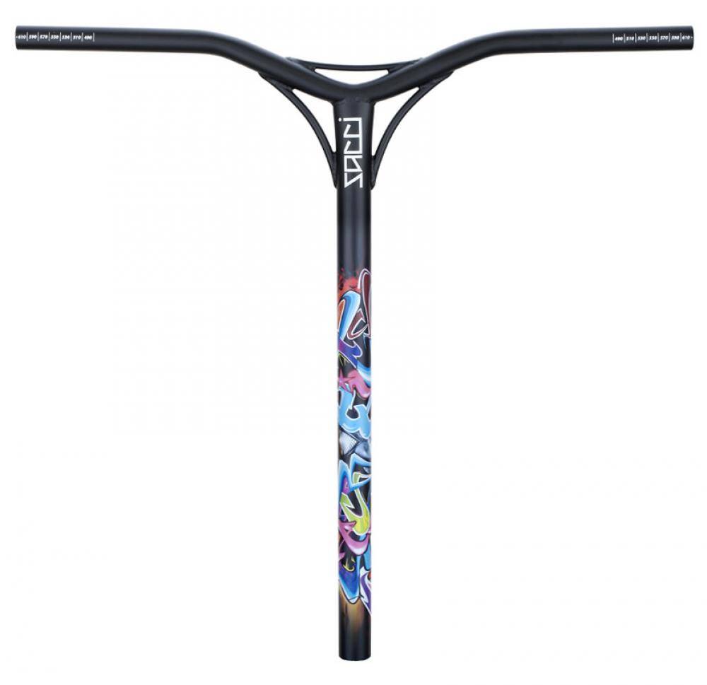 Sacrifice Sacci Scooter Bars - Black Graffiti