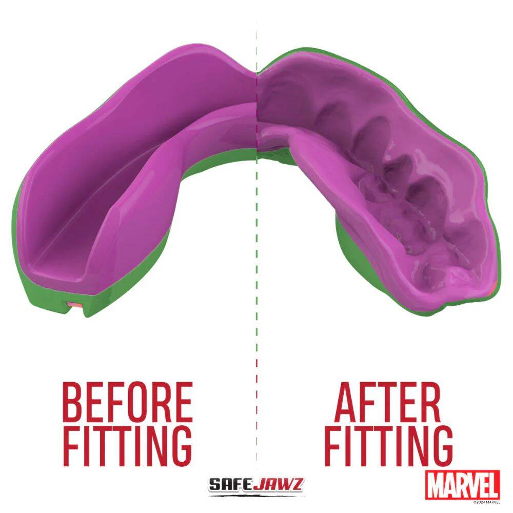 Safejawz Marvel Junior Mouth Guards - The Hulk