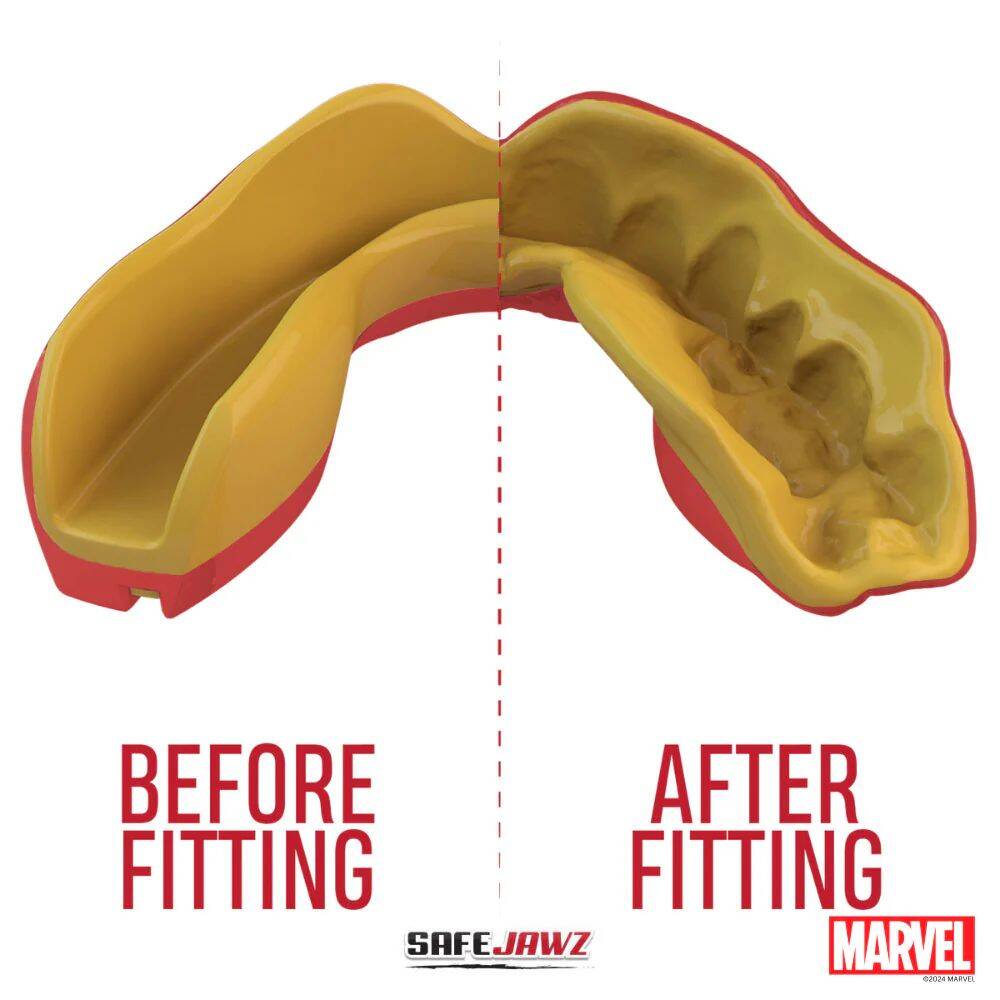 Safejawz Marvel Junior Mouth Guards - Iron-Man