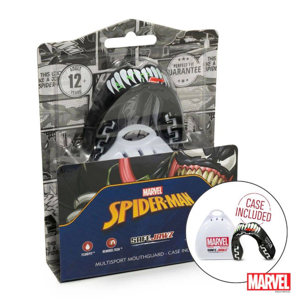Safejawz Marvel Junior Mouth Guards - Venom
