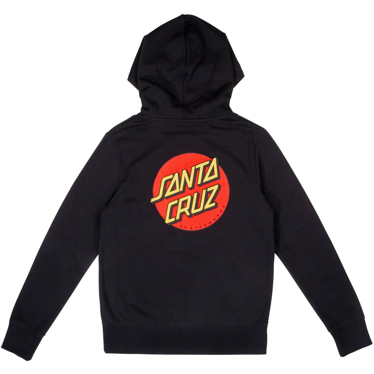 Santa Cruz Classic Dot Womens Hoodie - Black Womens 6