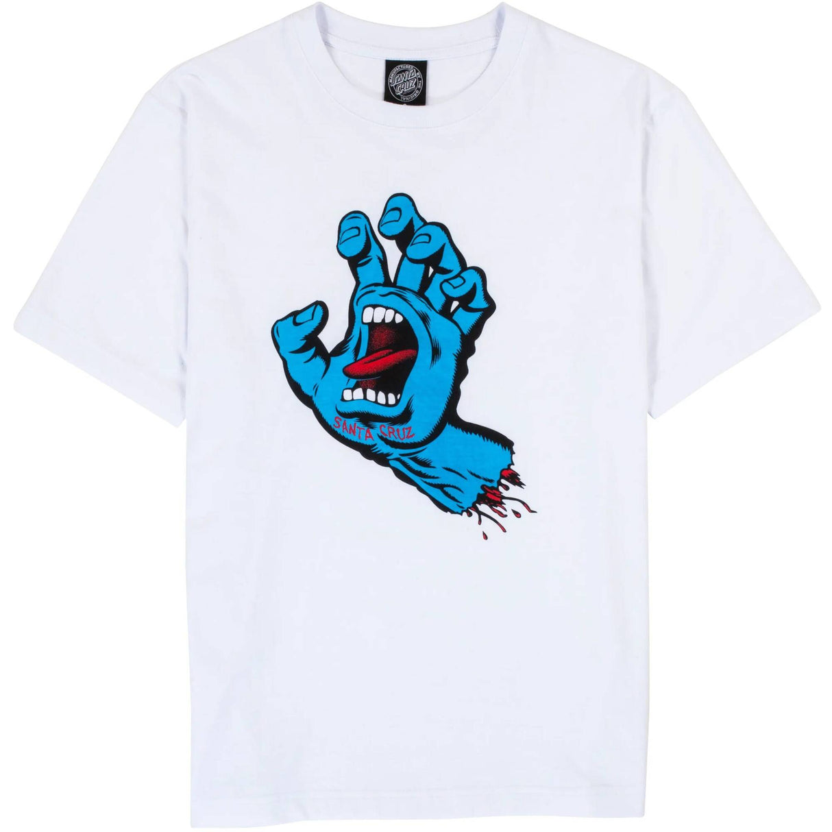 Santa Cruz Screaming Hand Womens T Shirt - White