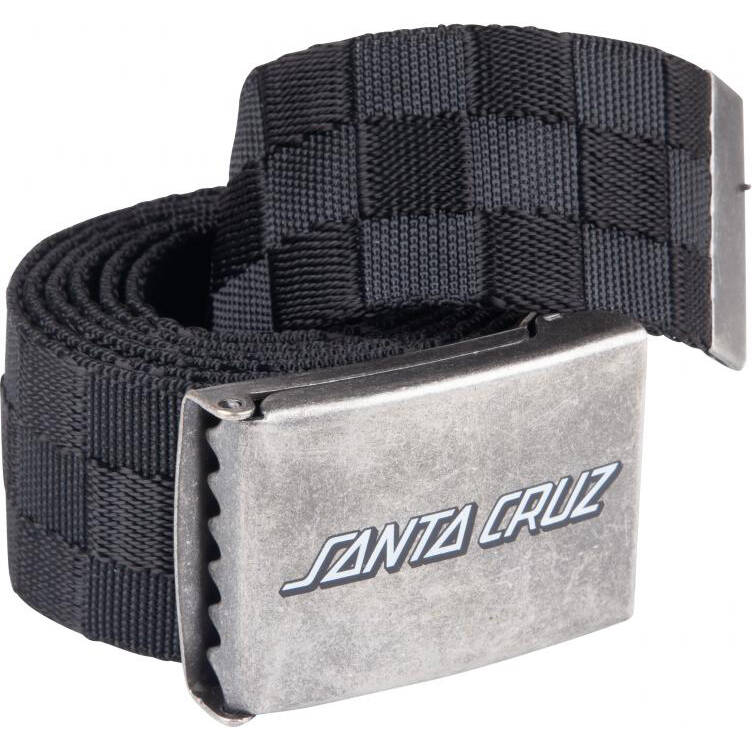 Santa Cruz Classic Strip Check Belt - Black