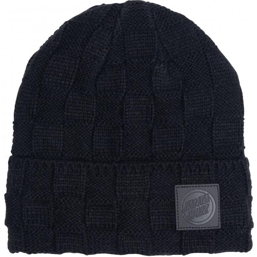 Santa Cruz Check Out Beanie - Black Check