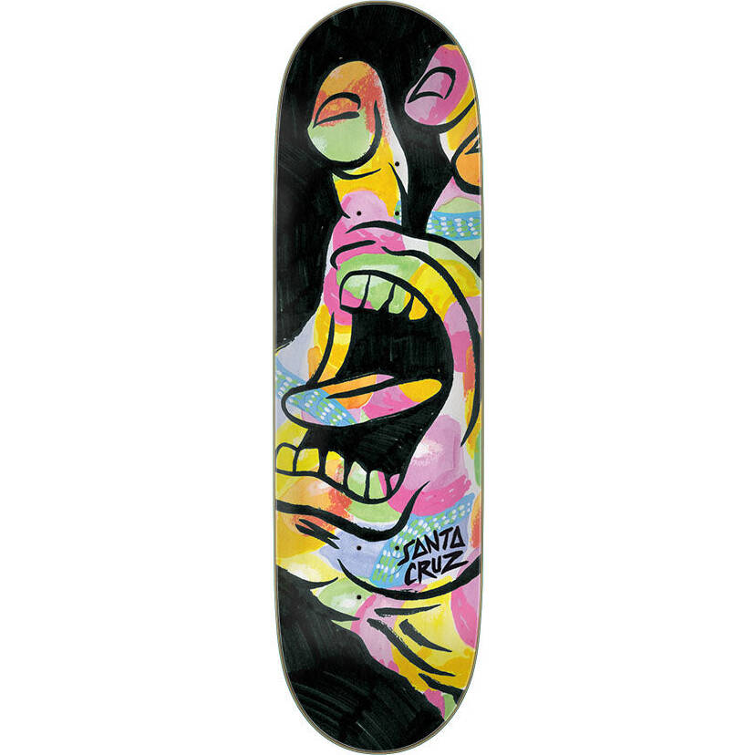 Santa Cruz Everslick Hand Pseudo Skateboard Deck - Multi 8.8"