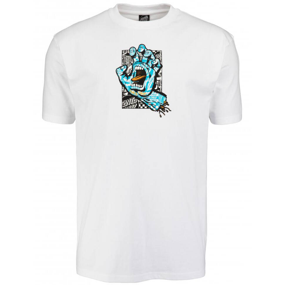 Santa Cruz Flier Hand T Shirt - White
