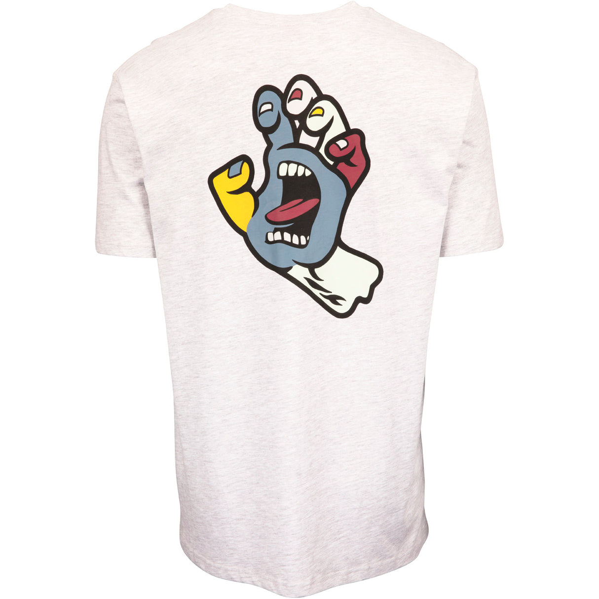 Santa Cruz Screaming Hand Fusion T Shirt - Athletic Heather