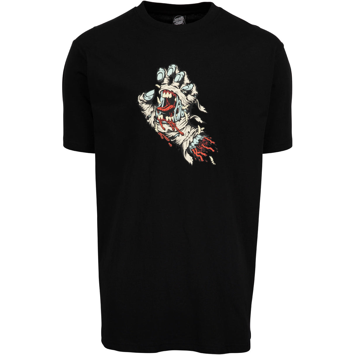 Santa Cruz Mummy Hand T Shirt - Black