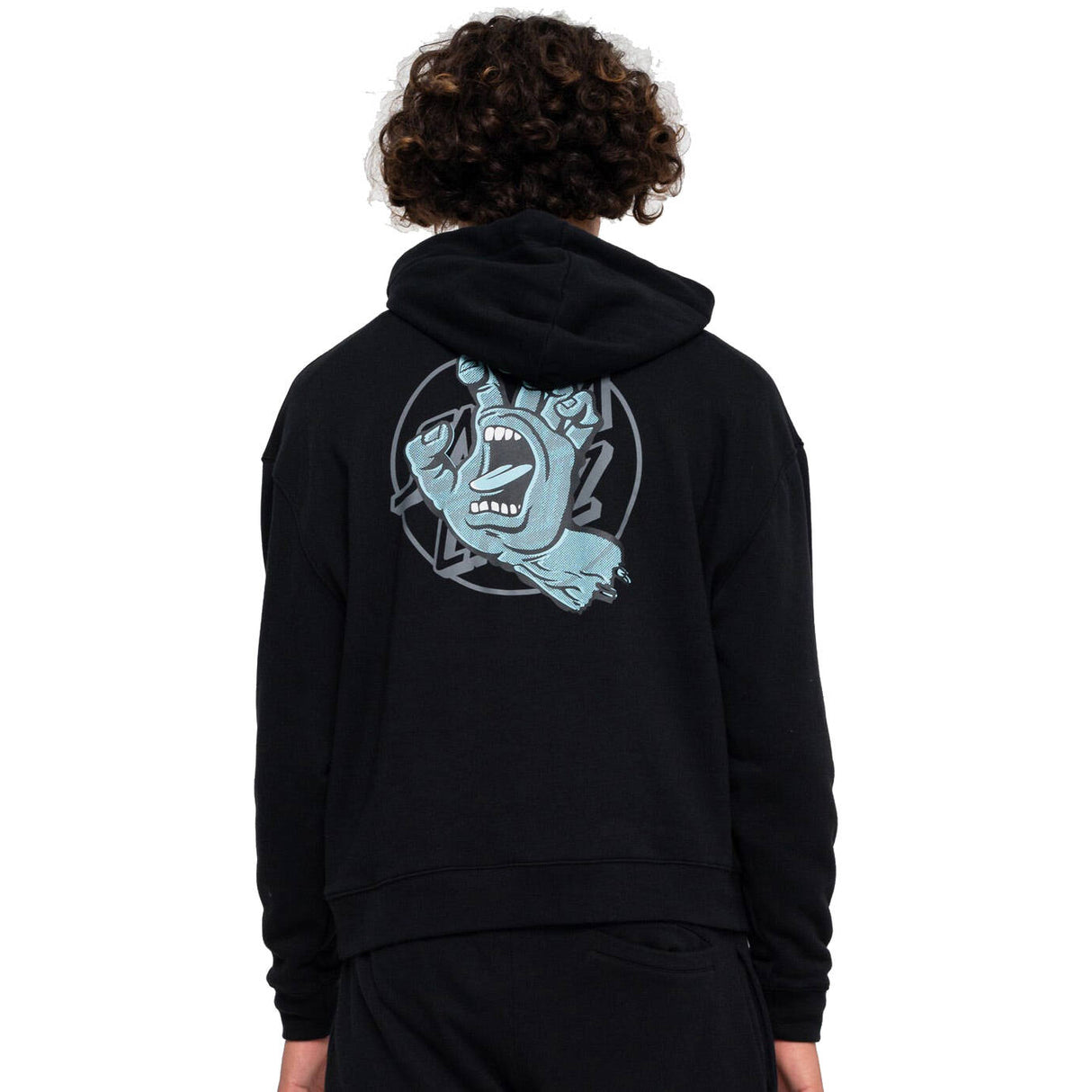 Santa Cruz Opus Hand Overlay Hoodie - Black