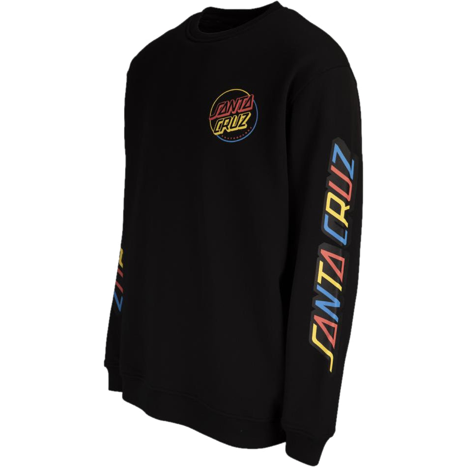 Santa Cruz Opus In Colour Crew - Black