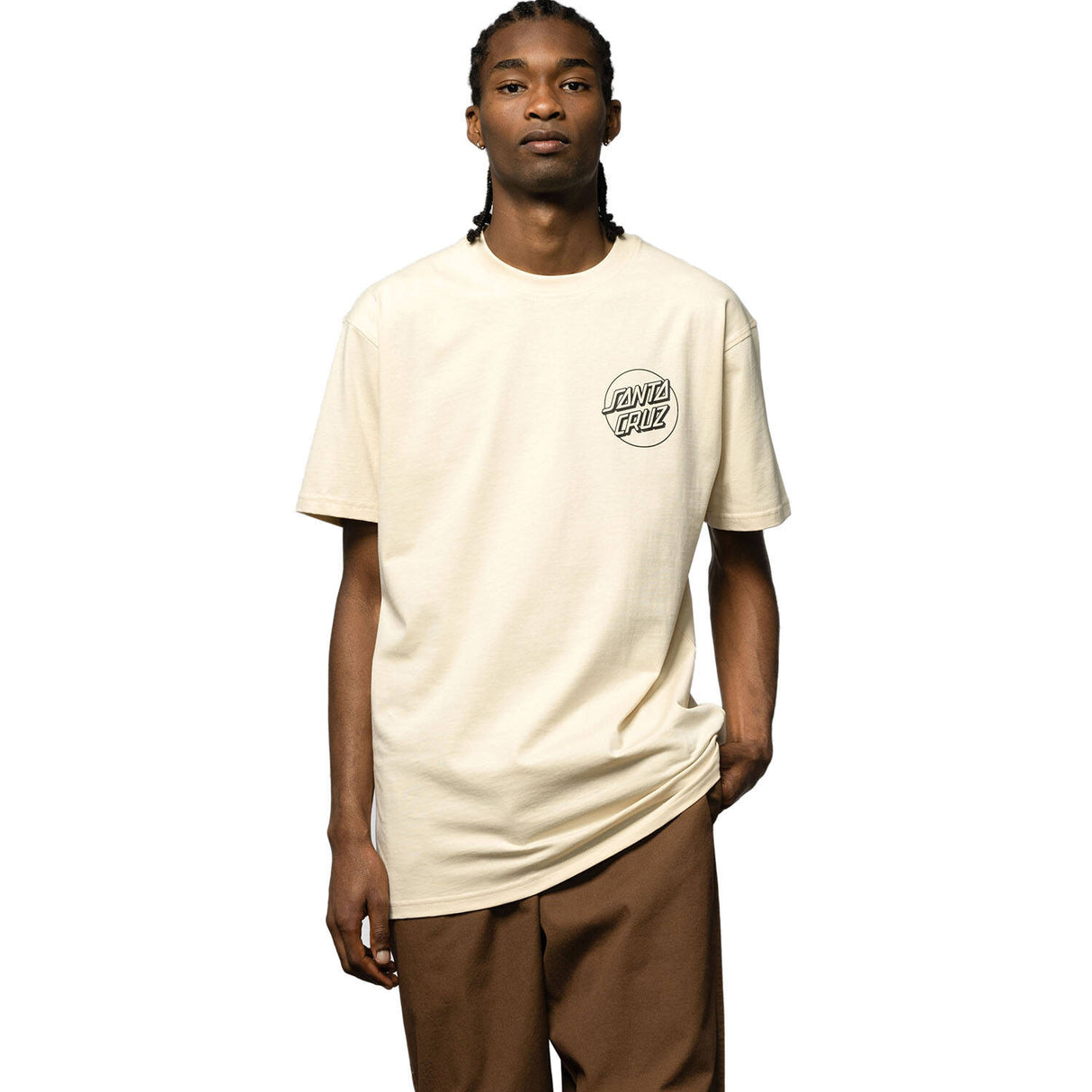 Santa Cruz Pace Ritual Hand T Shirt - Sand