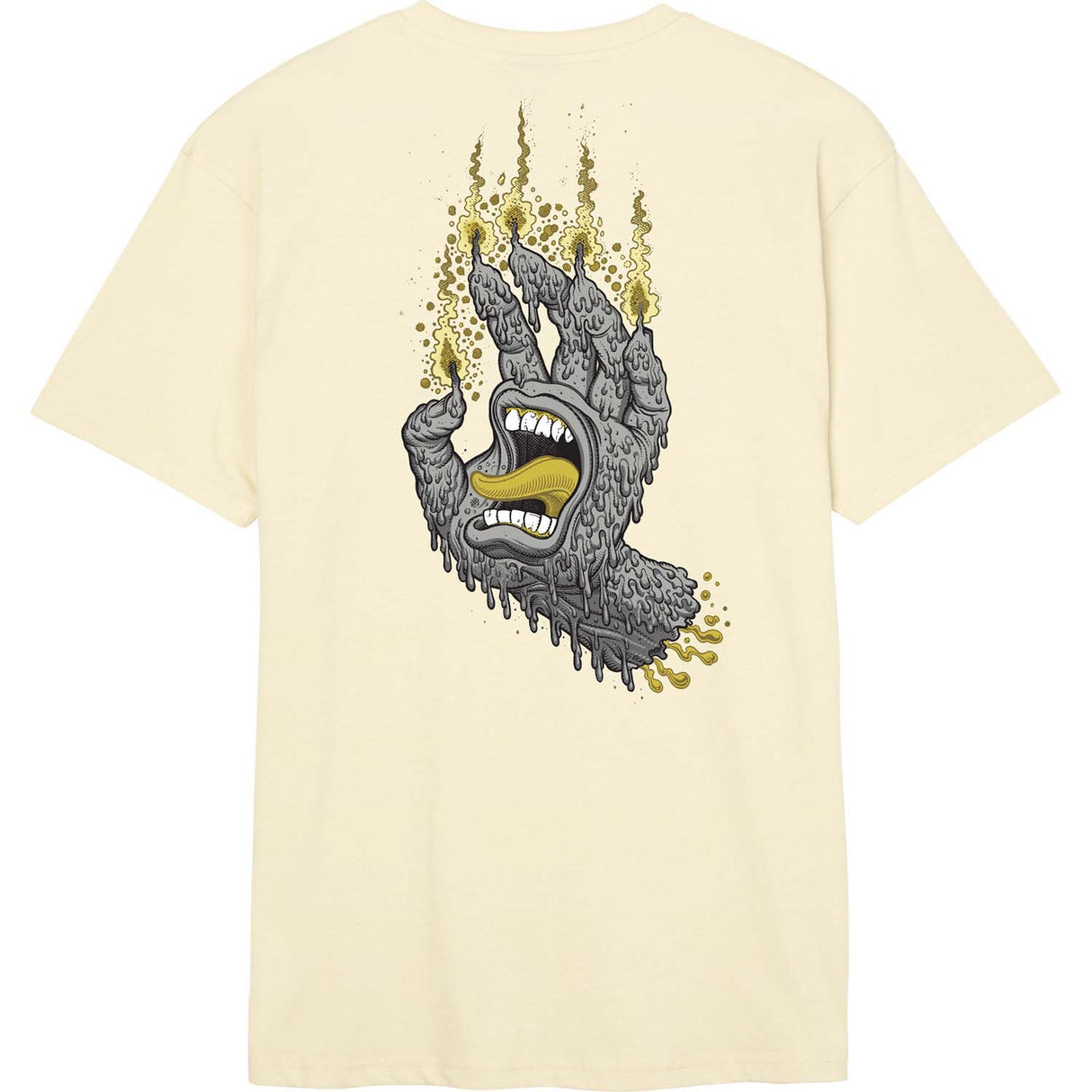Santa Cruz Pace Ritual Hand T Shirt - Sand