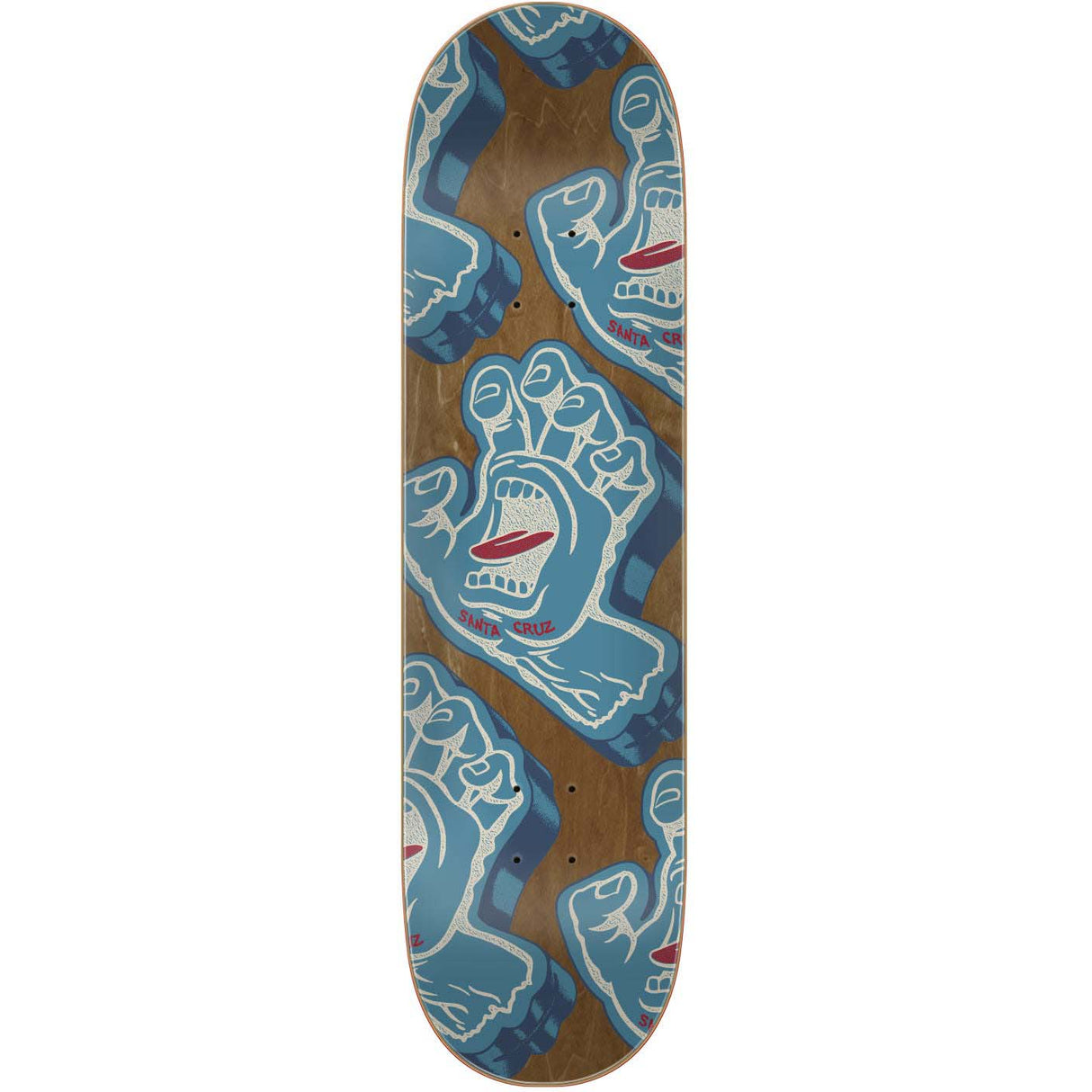 Santa Cruz Screaming Foam Hand Skateboard Deck - 8.25"