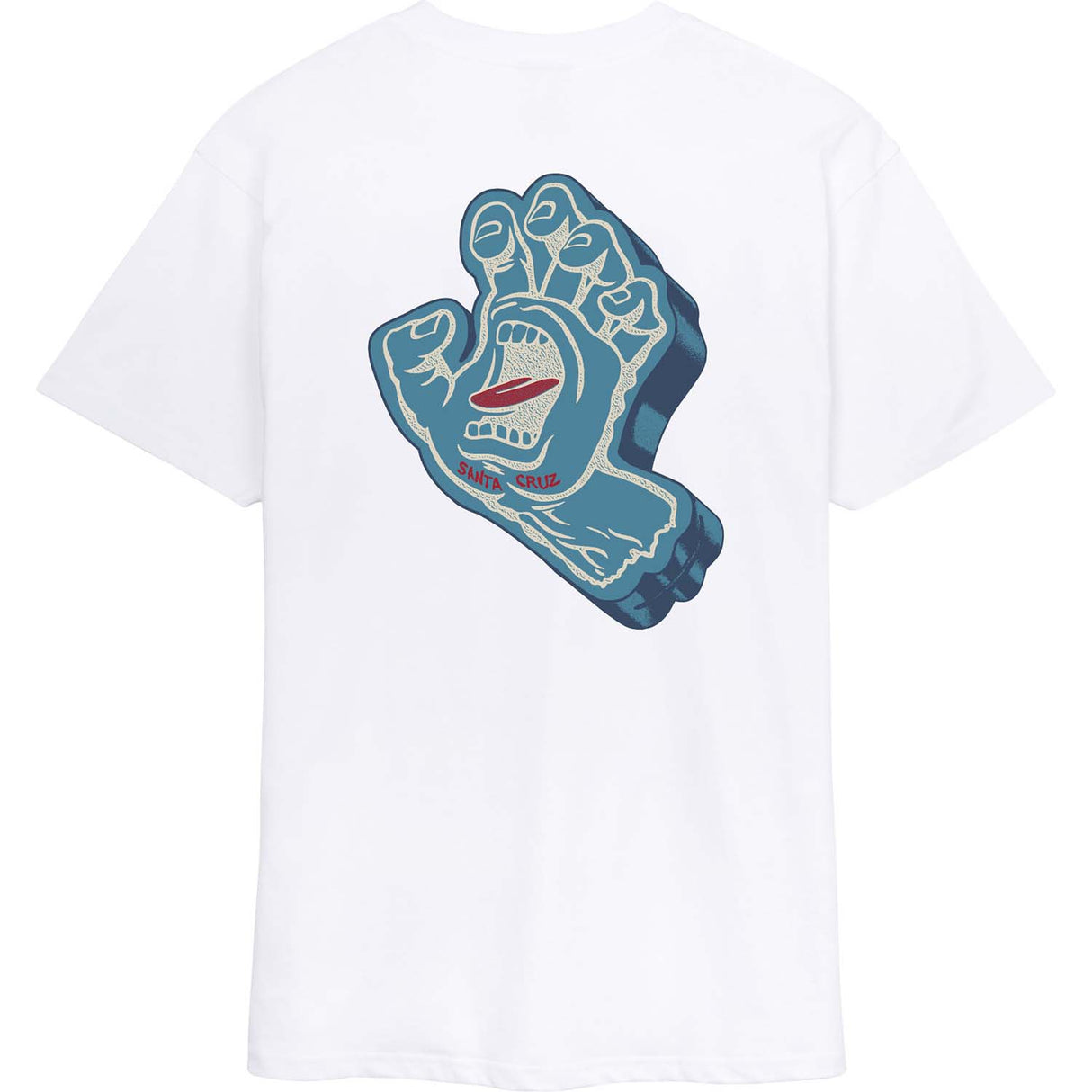 Santa Cruz Screaming Foam Hand T Shirt - White