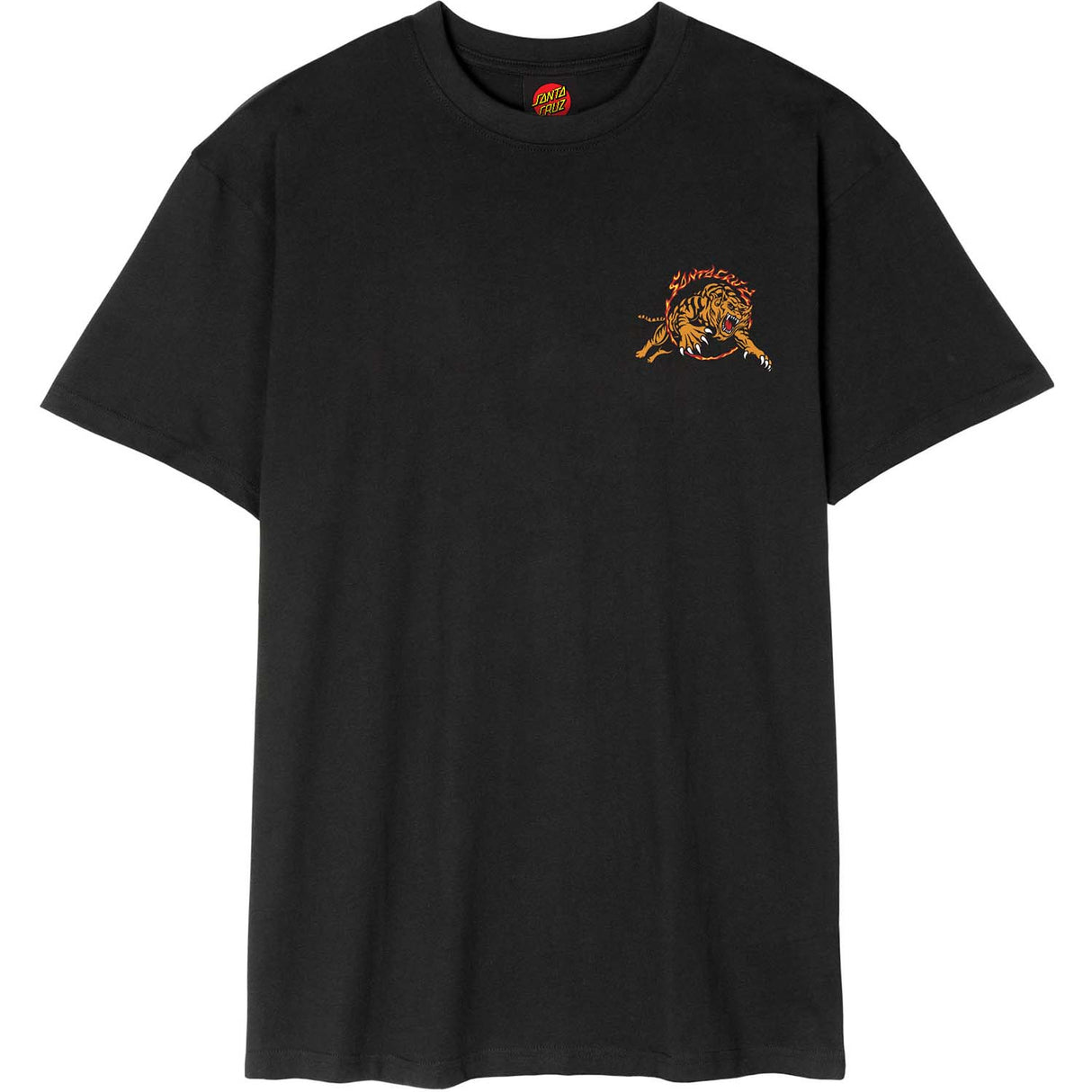 Santa Cruz Salba Tiger Redux T Shirt - Black