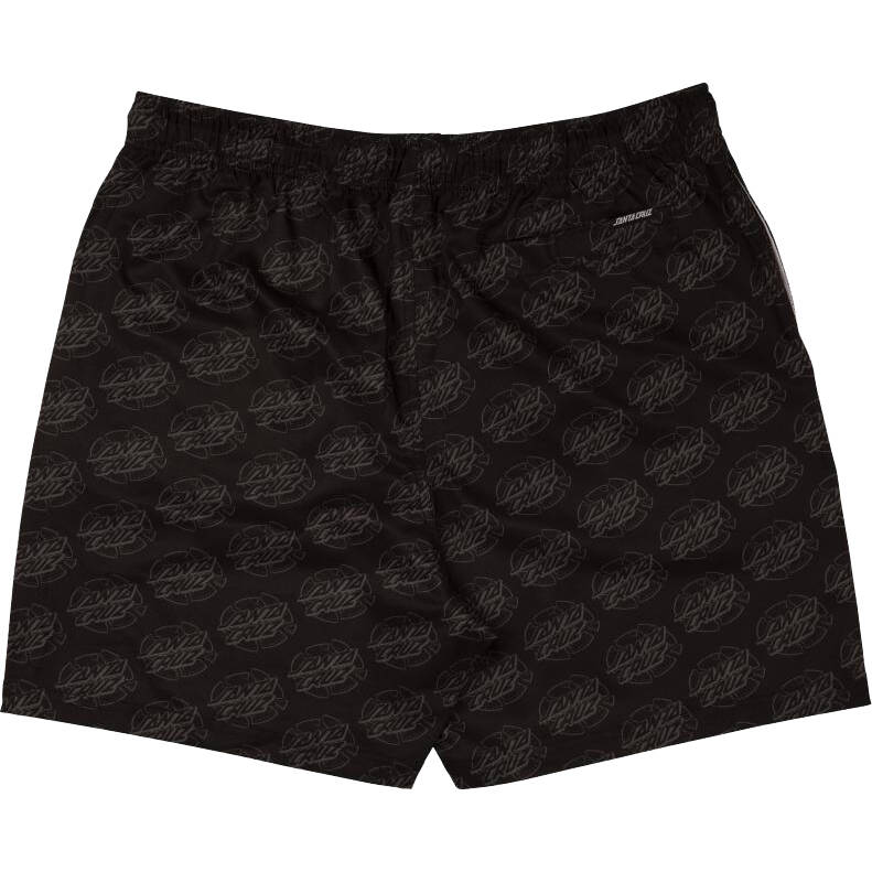 Santa Cruz Broken Dot Swimming Shorts - Black