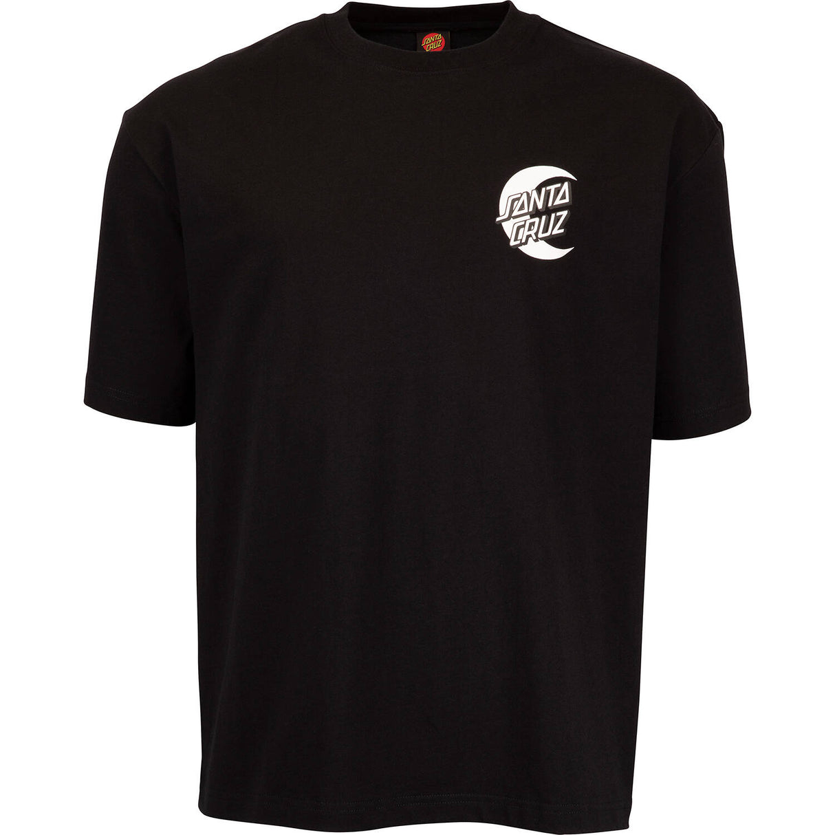 Santa Cruz Cabana Moon Dot T Shirt - Black